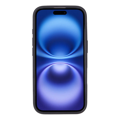 iPhone 16 Plus Leather Snap - on Flex Flat by Hardiston - premium iPhone 16 Cases