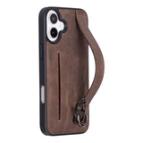 iPhone 16 Plus Snap - on Leather Grip Case by Hardiston - premium iPhone 16 Cases