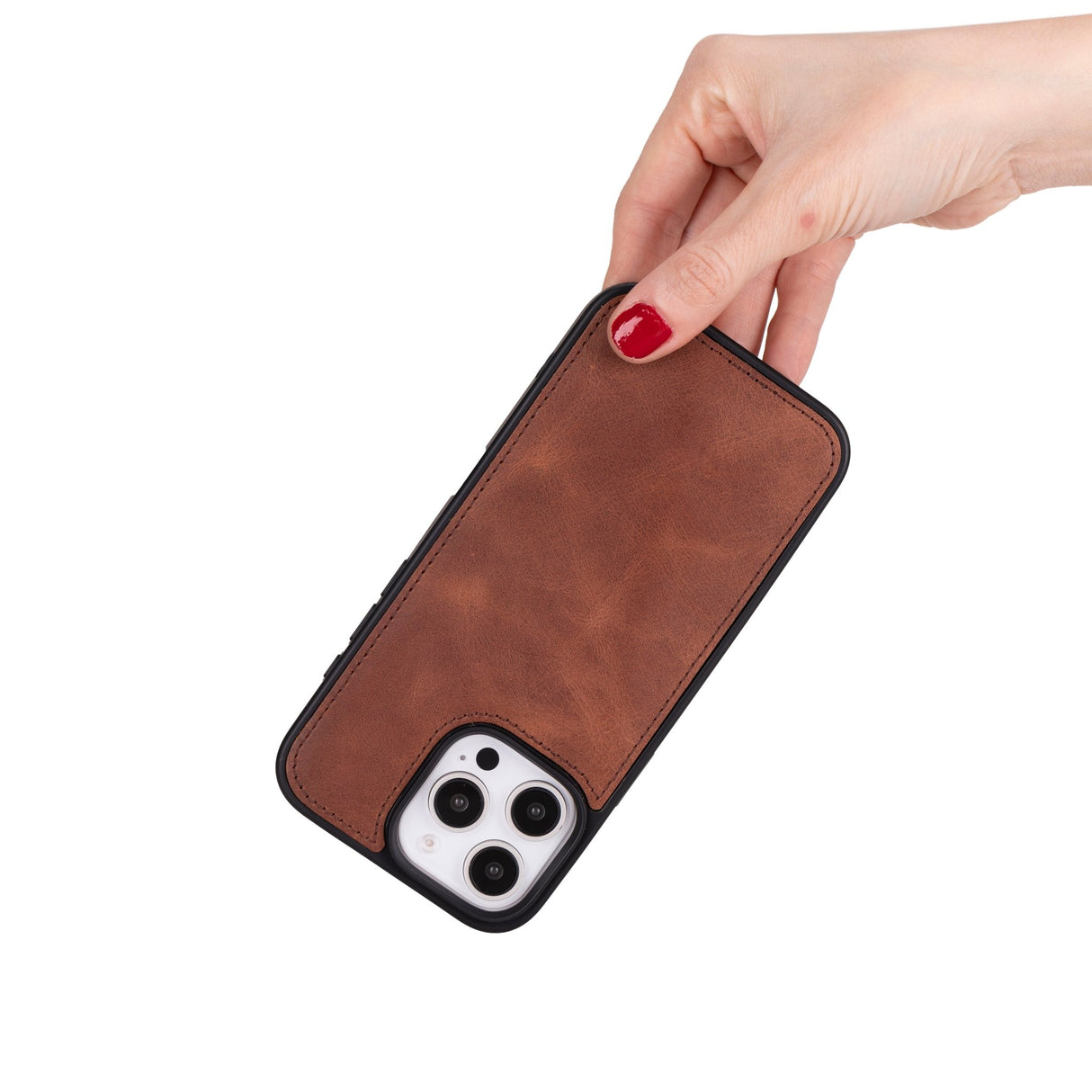 iPhone 16 Pro Double Magnet Detachable Leather Wallet Case – Brown iPhone 16 Pro Double Magnet Detachable Leather Wallet Case – Brown