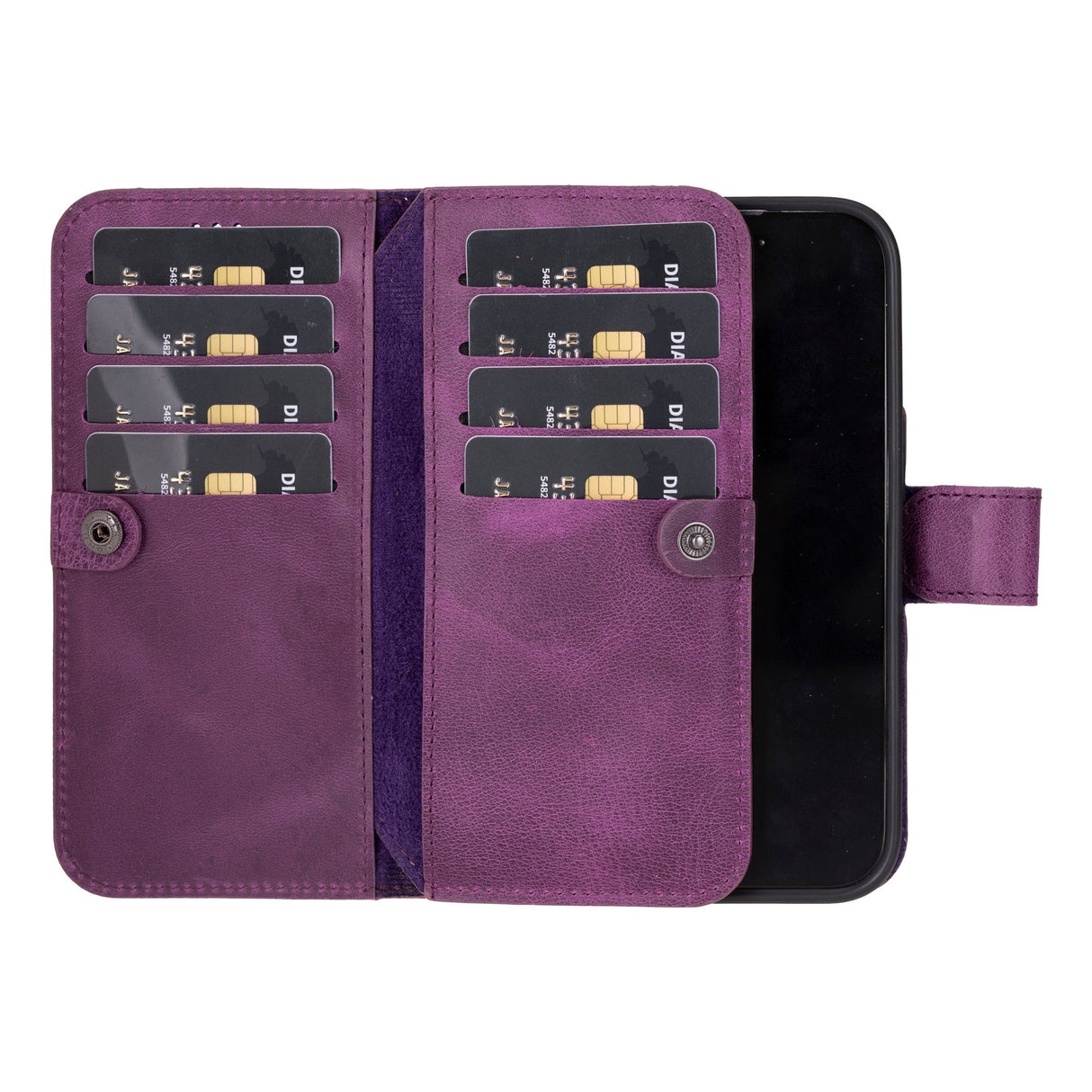 iPhone 16 Pro Dual Leather Wallet Case by Hardiston - premium mws_apo_generated