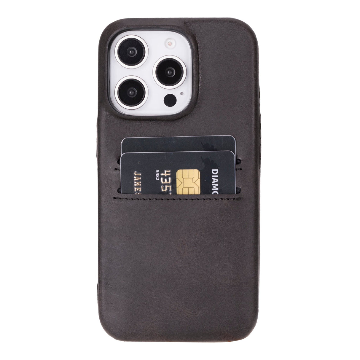 iPhone 16 Pro Leather Snap - on wallet case by Hardiston - premium iPhone 16 Cases