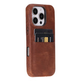 iPhone 16 Pro Leather Snap - on wallet case by Hardiston - premium iPhone 16 Cases