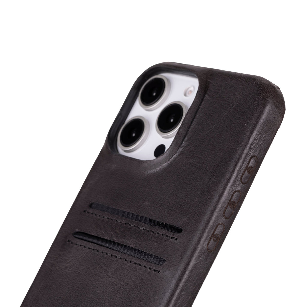 iPhone 16 Pro Leather Snap - on wallet case by Hardiston - premium iPhone 16 Cases