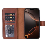 iPhone 16 Pro Max Dual Leather Wallet Case by Hardiston - premium iPhone 16 Cases