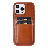 iPhone 16 Pro Max Leather Snap - on wallet case by Hardiston - premium iPhone 16 Cases