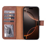 iPhone 16 Pro Max Leather Wallet Case by Hardiston - premium iPhone 16 Cases