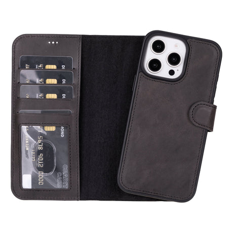 iPhone 16 Pro Max Leather Wallet Case by Hardiston - premium mws_apo_generated