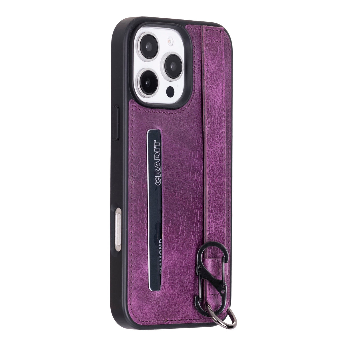 iPhone 16 Pro Max Snap - on Leather Grip Case by Hardiston - premium iPhone 16 Cases