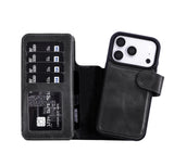iPhone 18 Pro Double Wallet Case – Handmade Leather, MagSafe & RFID by Hardiston - premium iPhone 18 Cases