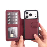iPhone 18 Pro Max Magnet Wallet Case – Detachable Leather, MagSafe & RFID by Hardiston - premium iPhone 18 Cases