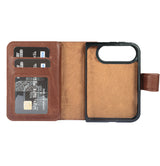 iPhone Duo Double Wallet Case – Handmade Leather, MagSafe & RFID by Hardiston - premium iPhone Duo