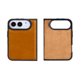 iPhone Duo Slim Snap-On Leather Case – MagSafe & TPE Bumper by Hardiston - premium iPhone Duo