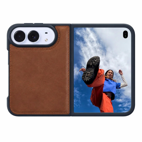 iPhone Duo Slim Snap-On Leather Case – MagSafe & TPE Bumper by Hardiston - premium iPhone Duo