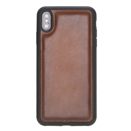 iPhone XS Max Snap - on Flex Leather Case by Hardiston - premium iPhone 10 (X) Cases