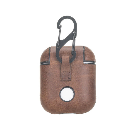 Leather AirPods 1/2 Fully Wrapped Shockproof Case by Hardiston - premium AirPods Cases