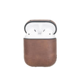 Leather AirPods 1/2 Fully Wrapped Shockproof Case by Hardiston - premium AirPods Cases