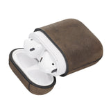 Leather AirPods 1/2 Fully Wrapped Shockproof Case by Hardiston - premium AirPods Cases