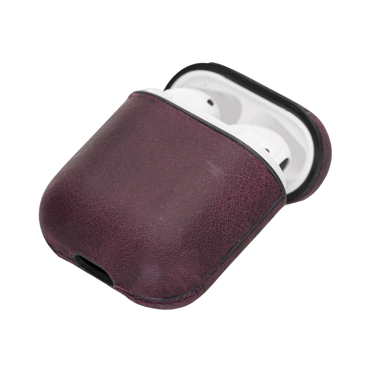 Leather AirPods 1/2 Fully Wrapped Shockproof Case by Hardiston - premium AirPods Cases