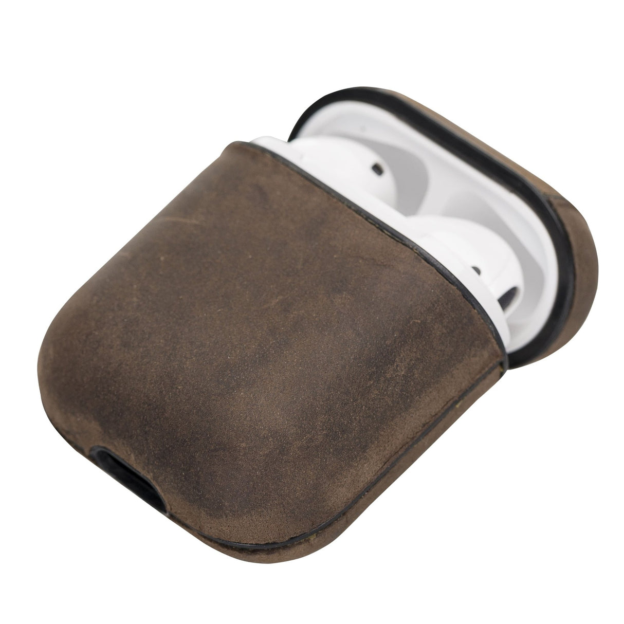 Leather AirPods 1/2 Fully Wrapped Shockproof Case by Hardiston - premium AirPods Cases