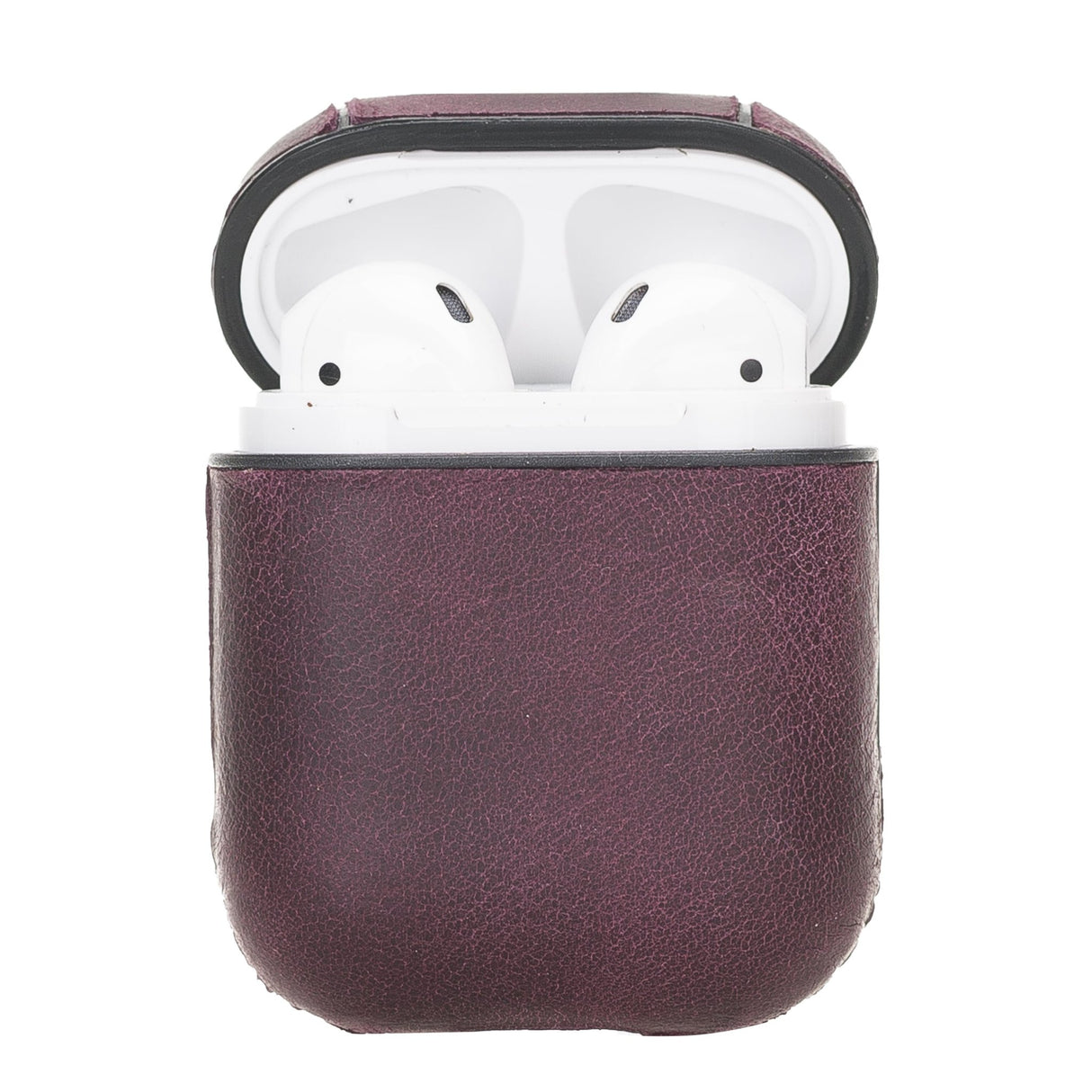 Leather AirPods 1/2 Fully Wrapped Shockproof Case by Hardiston - premium AirPods Cases