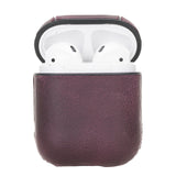 Leather AirPods 1/2 Fully Wrapped Shockproof Case by Hardiston - premium AirPods Cases
