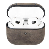Leather AirPods 3 Fully Wrapped Shockproof Case by Hardiston - premium AirPods Cases