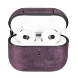 Leather AirPods 3 Fully Wrapped Shockproof Case by Hardiston - premium AirPods Cases