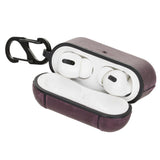Leather AirPods Pro Fully Wrapped Shockproof Case by Hardiston - premium AirPods Cases