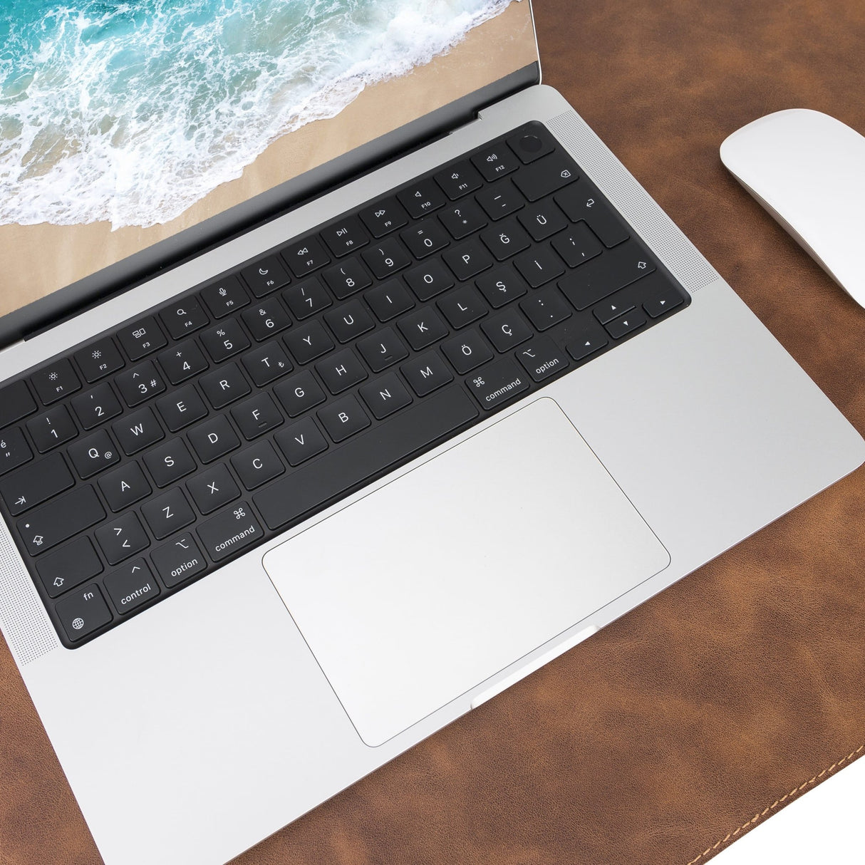 Leather Deskmat, Mouse and Keyboard Mat by Hardiston - premium