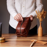 Leather Dopp Kit by Hardiston - premium Dopp Kits
