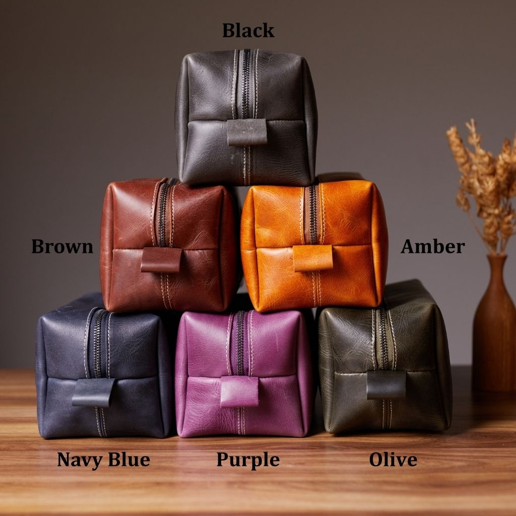 Leather Dopp Kit by Hardiston - premium Dopp Kits