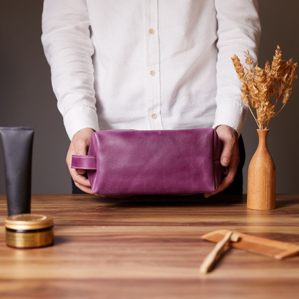 Leather Dopp Kit by Hardiston - premium Dopp Kits