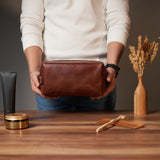 Leather Dopp Kit by Hardiston - premium Dopp Kits