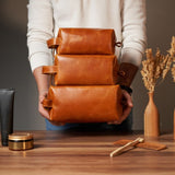 Leather Dopp Kit by Hardiston - premium Dopp Kits