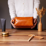 Leather Dopp Kit by Hardiston - premium Dopp Kits