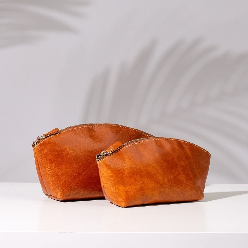 Leather MakeUp Bag