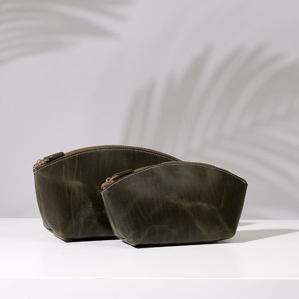 Leather MakeUp Bag