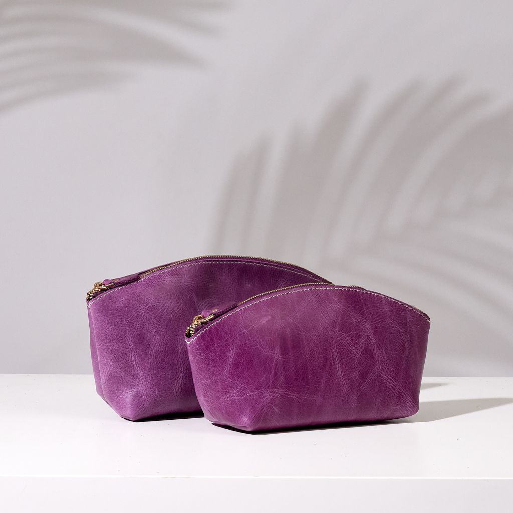 Leather MakeUp Bag