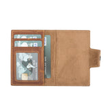 Premium RFID Blocking Leather Card Holder with Pop - Up Feature by Hardiston - premium Card Holders
