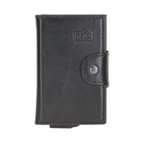 Premium RFID Blocking Leather Card Holder with Pop - Up Feature by Hardiston - premium Card Holders