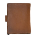 Premium RFID Blocking Leather Pop - Up AirTag Card Holder and Wallet by Hardiston - premium Card Holders
