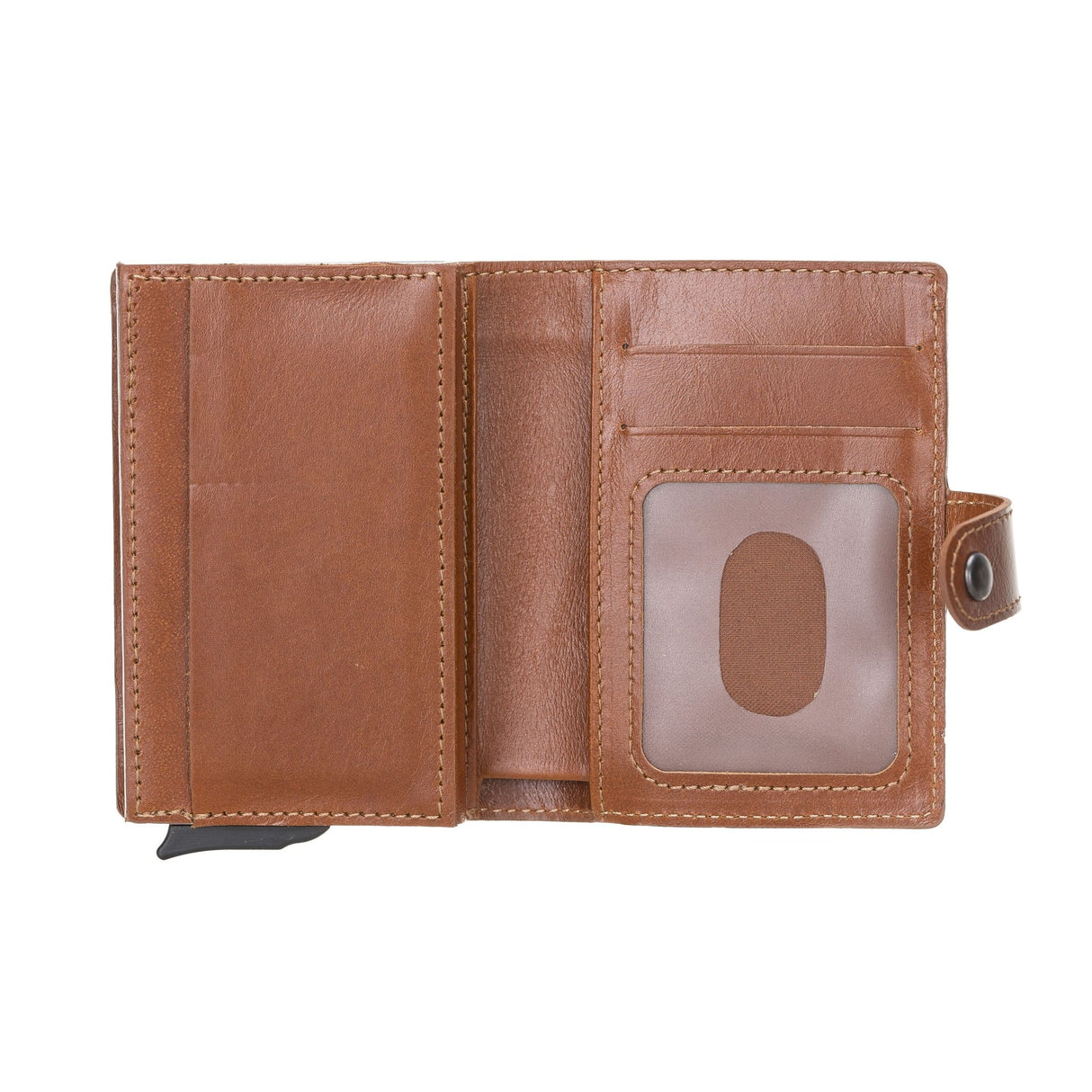 Premium RFID Blocking Leather Pop - Up AirTag Card Holder and Wallet by Hardiston - premium Card Holders