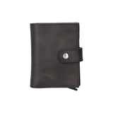 Premium RFID Blocking Leather Pop - Up AirTag Card Holder and Wallet by Hardiston - premium Card Holders