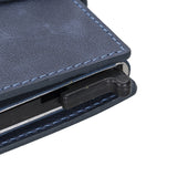 Premium RFID Blocking Leather Pop - Up AirTag Card Holder and Wallet by Hardiston - premium Card Holders