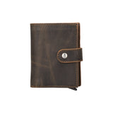 Premium RFID Blocking Leather Pop - Up AirTag Card Holder and Wallet by Hardiston - premium Card Holders
