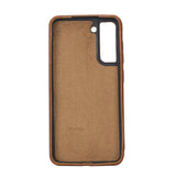 Samsung Galaxy S21 FE Snap - on Full Cover Leather Case with Credit Card Slots by Hardiston - premium Samsung S - 21 Cases
