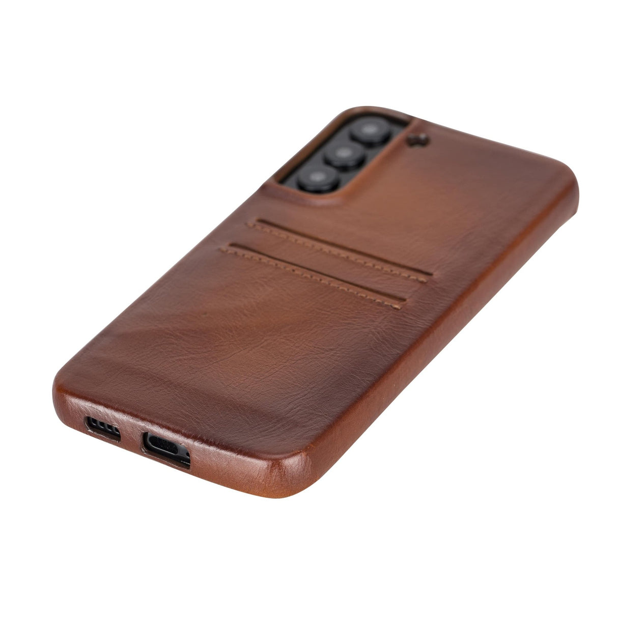 Samsung Galaxy S22 Plus Snap - on Full Cover Leather Case with Credit Card Slots by Hardiston - premium Samsung S - 22 Cases
