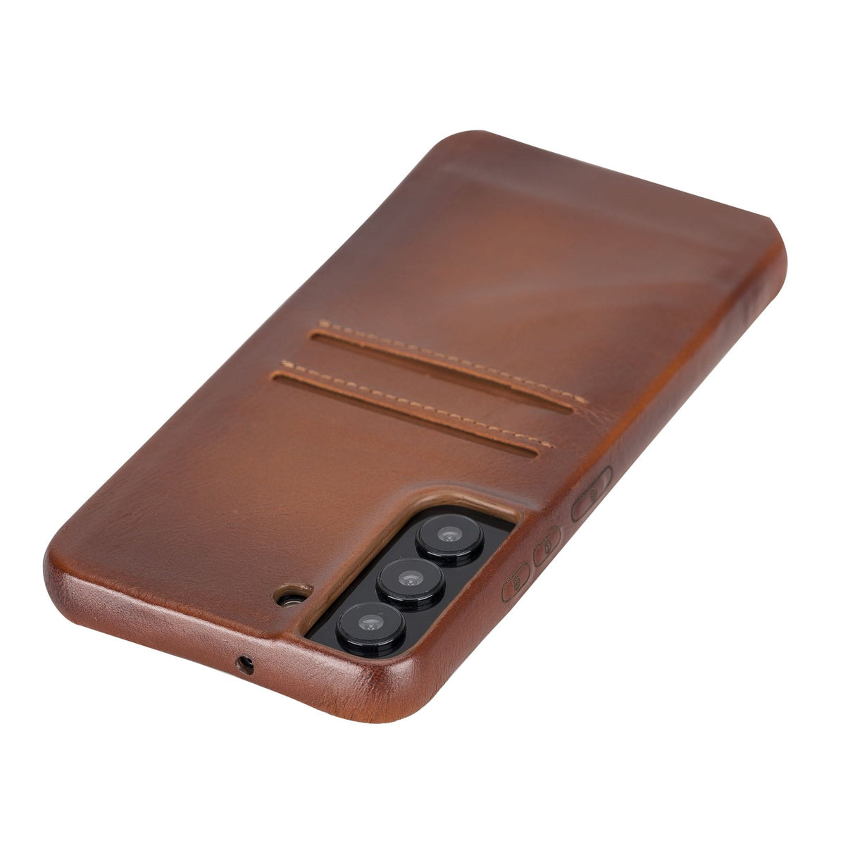 Samsung Galaxy S22 Plus Snap - on Full Cover Leather Case with Credit Card Slots by Hardiston - premium Samsung S - 22 Cases