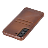 Samsung Galaxy S22 Plus Snap - on Full Cover Leather Case with Credit Card Slots by Hardiston - premium Samsung S - 22 Cases