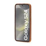 Samsung Galaxy S24 Plus Snap - on Full Cover Leather Case with Credit Card Slots by Hardiston - premium Samsung S - 24 Cases